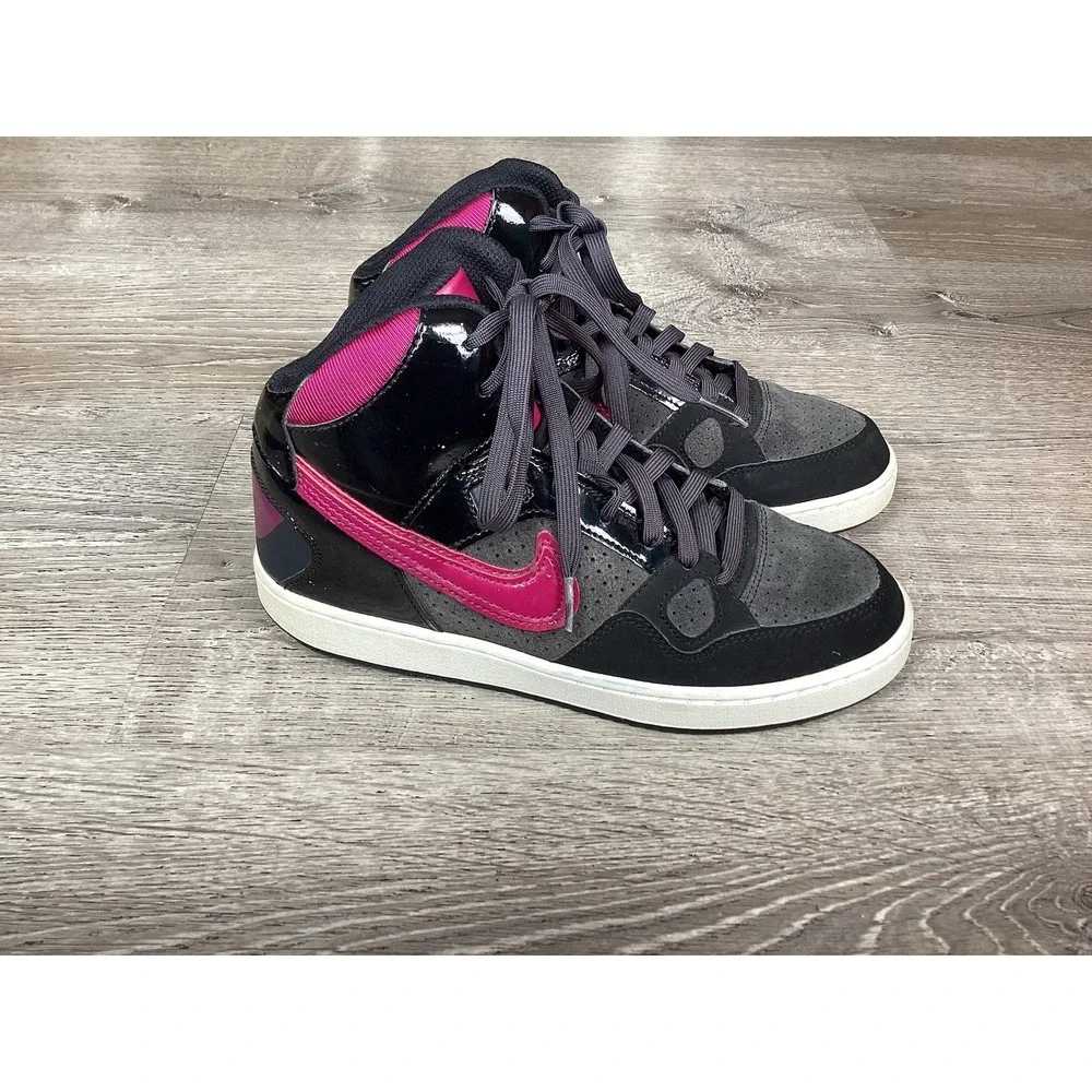 Nike Son Of Force Gray Black And Purple Womens Size 8 Shoes Sneakers 616303-005